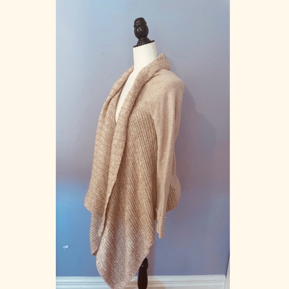 Anthropologie Saturday Sunday Cascado Open Waterfall Knit Cardigan - Picture 3 of 4